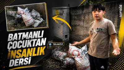 Batmanlı &ccedil;ocuktan insanlık dersi
