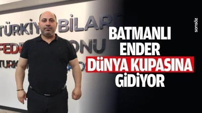Batmanlı Ender, d&uuml;nya kupasına gidiyor