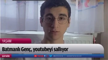 Batmanlı Gen&ccedil;, youtubeyi sallıyor
