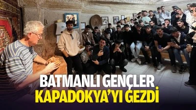 Batmanlı Gen&ccedil;ler, Kapadokya&rsquo;yı gezdi