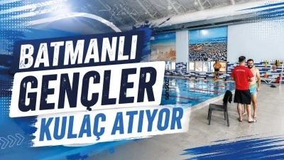 Batmanlı gen&ccedil;ler kula&ccedil; atıyor