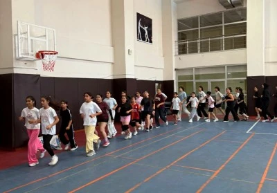 Batmanlı Gen&ccedil;ler sporu sevdi