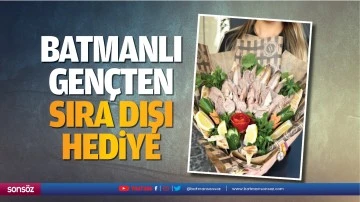 Batmanlı gen&ccedil;ten sıra dışı hediye&hellip;
