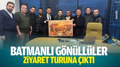 Batmanlı G&ouml;n&uuml;ll&uuml;ler, ziyaret turuna &ccedil;ıktı
