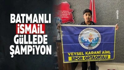 Batmanlı İsmail, g&uuml;llede şampiyon&hellip;