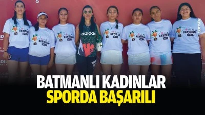 Batmanlı Kadınlar sporda başarılı