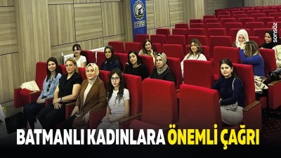 Batmanlı Kadınlara &ouml;nemli &ccedil;ağrı