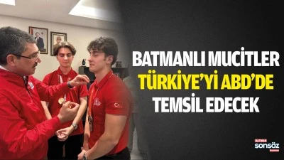 Batmanlı Mucitler, T&uuml;rkiye&rsquo;yi ABD&rsquo;de temsil edecek
