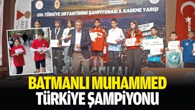 Batmanlı Muhammed, T&uuml;rkiye Şampiyonu