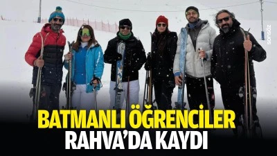 Batmanlı &Ouml;ğrenciler, Rahva&rsquo;da kaydı