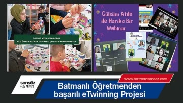 Batmanlı &Ouml;ğretmenden başarılı eTwinning Projesi