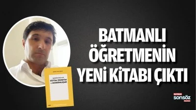 Batmanlı &Ouml;ğretmenin yeni kitabı &ccedil;ıktı