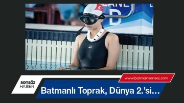 Batmanlı Toprak, D&uuml;nya 2.&rsquo;si&hellip;