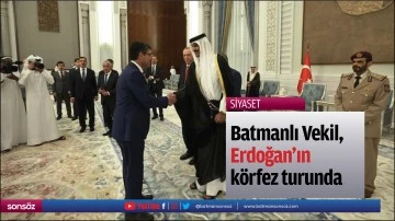 Batmanlı Vekil, Erdoğan'ın körfez turunda