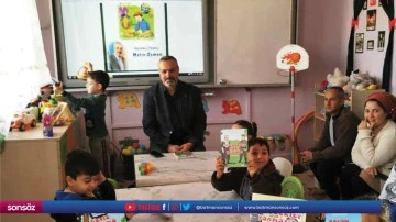 Batmanlı yazar, Kurtalanlı miniklerle buluştu