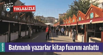 BATMANLI YAZARLAR KİTAP FUARINI ANLATTI
