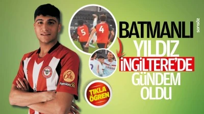 Batmanlı yıldız İngiltere&rsquo;de g&uuml;ndem oldu