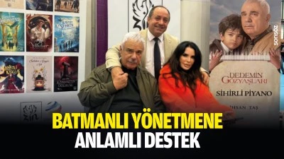 Batmanlı Y&ouml;netmene anlamlı destek