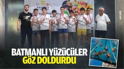 Batmanlı Y&uuml;z&uuml;c&uuml;ler g&ouml;z doldurdu