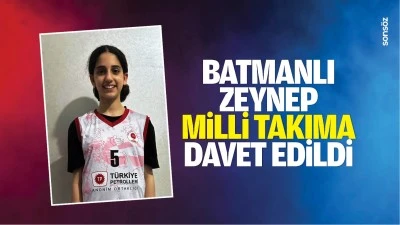 Batmanlı Zeynep, milli takıma davet edildi