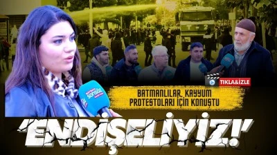 Batmanlılar, kayyum protestoları i&ccedil;in konuştu; &ldquo;Endişeliyiz&hellip;!&rdquo;
