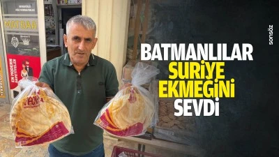 Batmanlılar Suriye ekmeğini sevdi