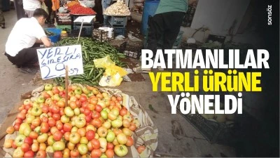 Batmanlılar yerli &uuml;r&uuml;ne y&ouml;neldi