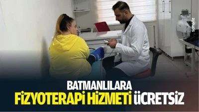 Batmanlılara fizyoterapi hizmeti &uuml;cretsiz
