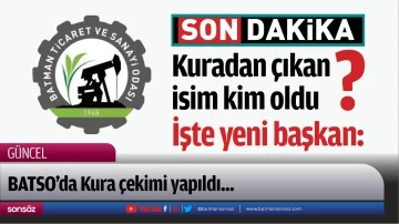 BATSO&rsquo;da kura &ccedil;ekimi yapıldı