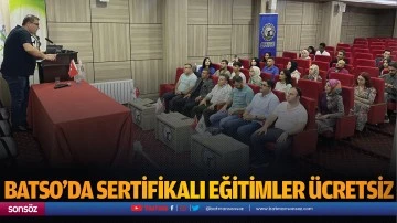 BATSO&rsquo;da sertifikalı eğitimler &uuml;cretsiz