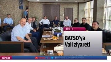 BATSO&rsquo;ya Vali ziyareti
