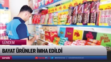 Bayat &uuml;r&uuml;nler imha edildi