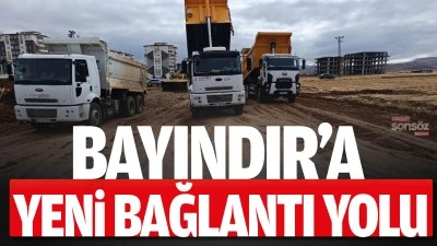 Bayındır&rsquo;a yeni bağlantı yolu 