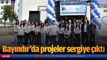 Bayındır&rsquo;da projeler sergiye &ccedil;ıktı