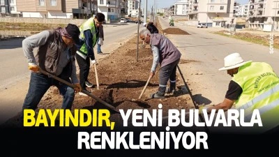 Bayındır, yeni bulvarla renkleniyor