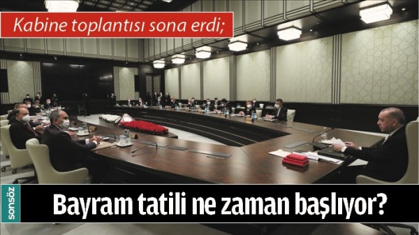 BAYRAM TATİLİ NE ZAMAN BAŞLIYOR?