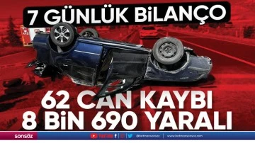 Bayram tatilinde acı bilan&ccedil;o