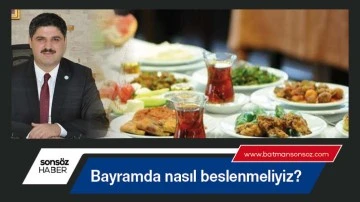 Bayramda nasıl beslenmeliyiz?