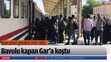 Bayramın g&ouml;zdesi tren oldu