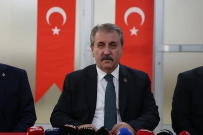 BBP genel Başkanı Destici, Adıyaman'da gazetecilerle buluştu