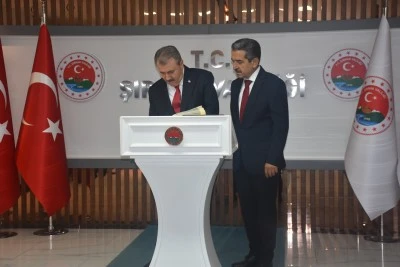 BBP Genel Başkanı Mustafa Destici, Şırnak'ta