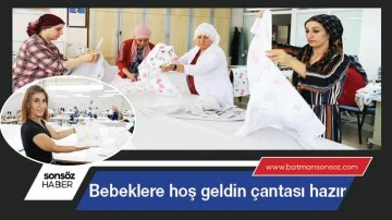 Bebeklere hoş geldin &ccedil;antası hazır