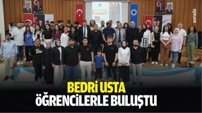 Bedri Usta, &ouml;ğrencilerle buluştu