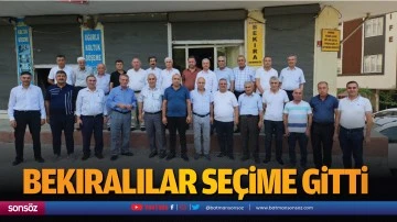 Bekıralılar se&ccedil;ime gitti