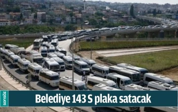 BELEDİYE 143 S PLAKA SATACAK