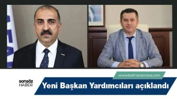 Yeni Başkan Yardımcıları a&ccedil;ıklandı