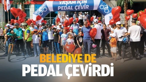 Belediye de pedal &ccedil;evirdi