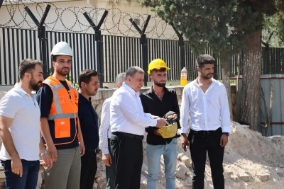 Belediye ek hizmet binasının temeli atıldı