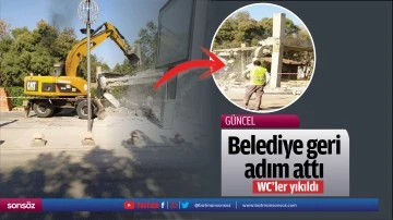 Belediye geri adım attı