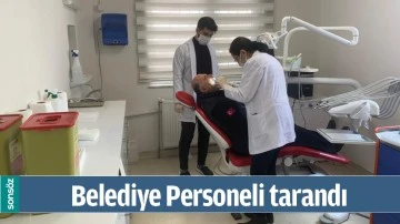 BELEDİYE PERSONELİ TARANDI